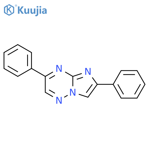 Imidazo[1,2-b][1,2,4]triazine,3,6-diphenyl- structure