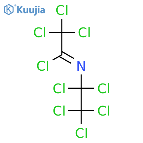 Ethanimidoyl chloride, 2,2,2-trichloro-N-(pentachloroethyl)- structure