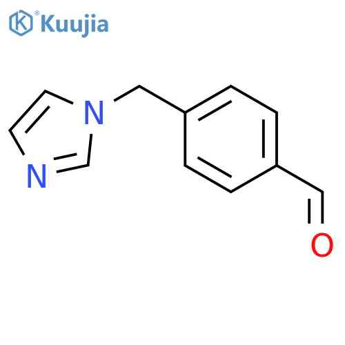 4-(1H-Imidazol-1-ylmethyl)benzaldehyde structure