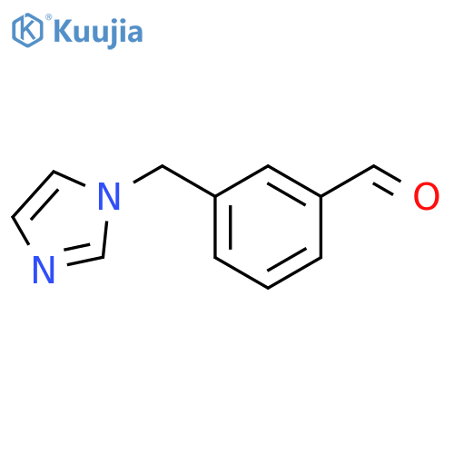 3-(1H-Imidazol-1-ylmethyl)benzaldehyde structure