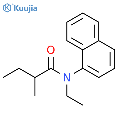 Butanamide,N-ethyl-2-methyl-N-1-naphthalenyl- structure