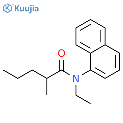 Pentanamide,N-ethyl-2-methyl-N-1-naphthalenyl- structure