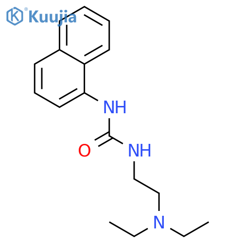 Urea,N-[2-(diethylamino)ethyl]-N'-1-naphthalenyl- structure