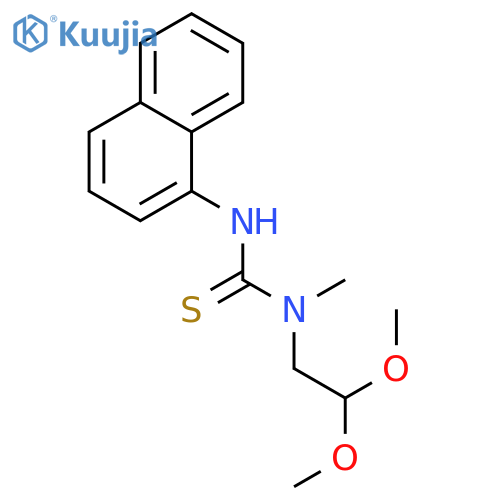 Thiourea,N-(2,2-dimethoxyethyl)-N-methyl-N'-1-naphthalenyl- structure