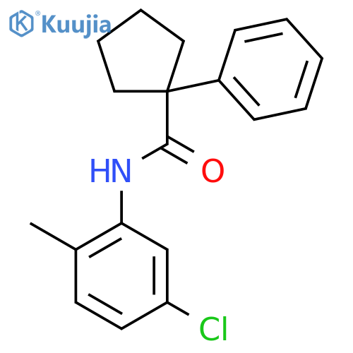 N-(5-Chloro-2-methylphenyl)-1-phenylcyclopentane-1-carboxamide structure