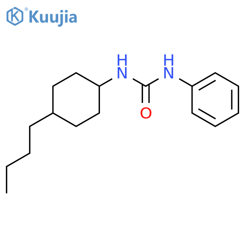 Urea,N-(4-butylcyclohexyl)-N'-phenyl- structure