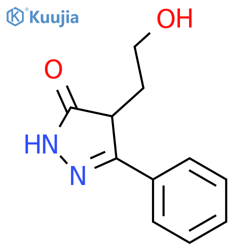 3H-Pyrazol-3-one,2,4-dihydro-4-(2-hydroxyethyl)-5-phenyl- structure