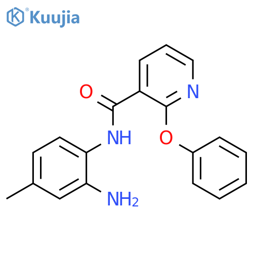 N-(2-amino-4-methylphenyl)-2-phenoxypyridine-3-carboxamide structure