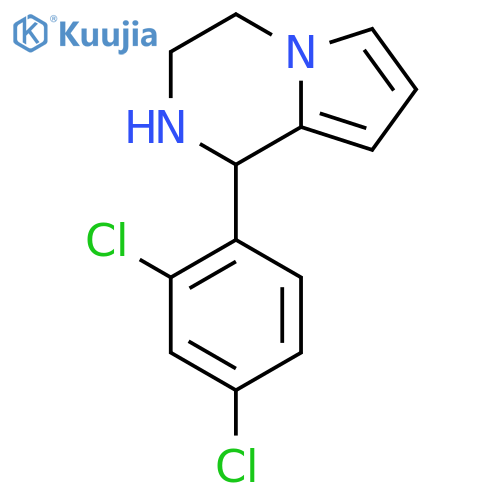 1-(2,4-dichlorophenyl)-1H,2H,3H,4H-pyrrolo[1,2-a]pyrazine structure