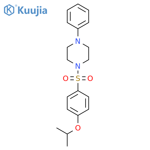 1-((4-(Isopropoxy)phenyl)sulfonyl)-4-phenylpiperazine structure