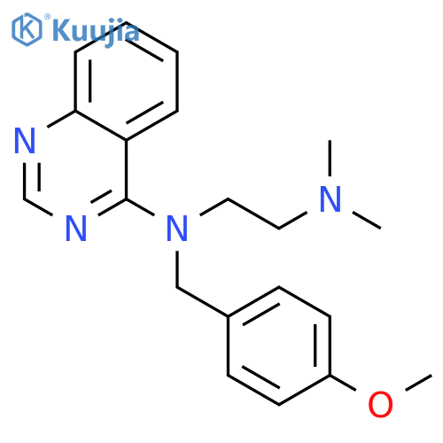 1,2-Ethanediamine,N1-[(4-methoxyphenyl)methyl]-N2,N2-dimethyl-N1-4-quinazolinyl- structure
