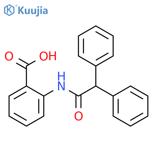 Benzoic acid, 2-[(diphenylacetyl)amino]- structure