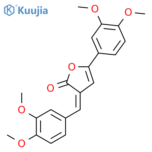 (3E)-3-(3,4-dimethoxybenzylidene)-5-(3,4-dimethoxyphenyl)furan-2(3H)-one structure