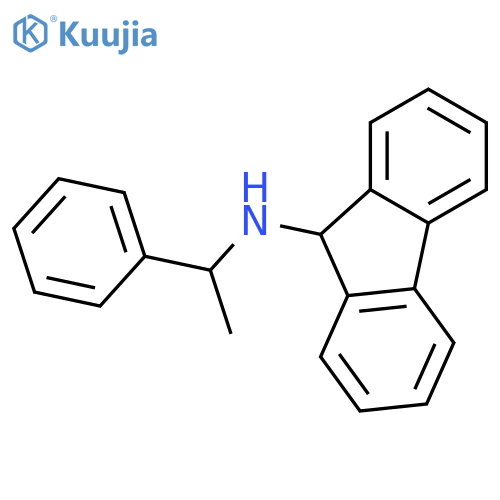 9H-Fluoren-9-amine, N-(1-phenylethyl)- structure