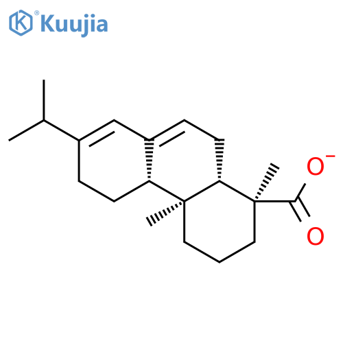 1-Phenanthrenecarboxylicacid, 1,2,3,4,4a,4b,5,6,10,10a-decahydro-1,4a-dimethyl-7-(1-methylethyl)-,copper salt (1:?), (1R,4aR,4bR,10aR)- structure