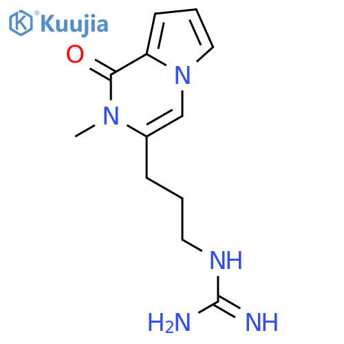 Guanidine,N-[3-(1,2-dihydro-2-methyl-1-oxopyrrolo[1,2-a]pyrazin-3-yl)propyl]- structure