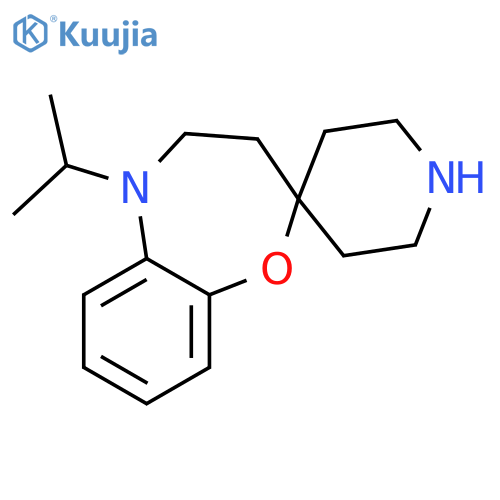 5-Isopropyl-4,5-dihydro-3H-spiro[benzo[B][1,4]oxazepine-2,4'-piperidine] structure