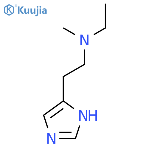 1H-Imidazole-4-ethanamine, N-ethyl-N-methyl- structure
