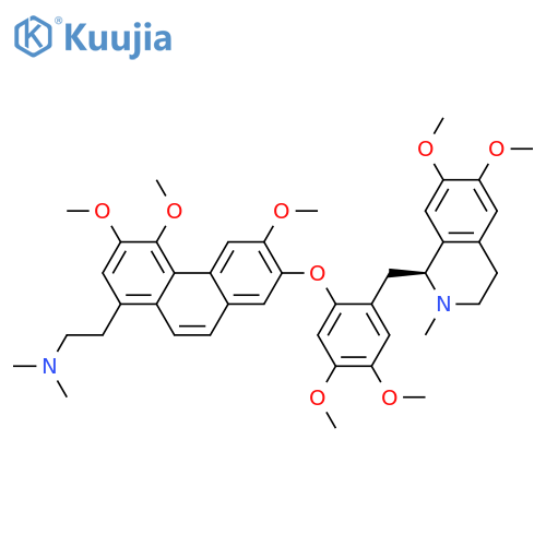 1-Phenanthreneethanamine,7-[4,5-dimethoxy-2-[[(1S)-1,2,3,4-tetrahydro-6,7-dimethoxy-2-methyl-1-isoquinolinyl]methyl]phenoxy]-3,4,6-trimethoxy-N,N-dimethyl- structure