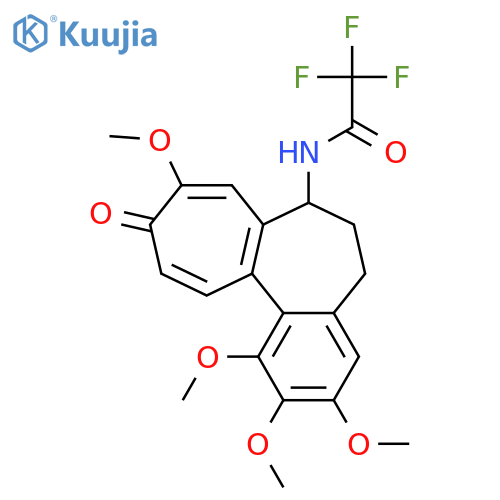 2,2,2-Trifluoro-N-(5,6,7,10-tetrahydro-1,2,3,9-tetramethoxy-10-oxobenzoaheptalen-7-yl)acetamide structure
