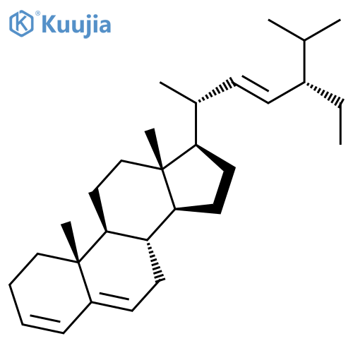 (24s)-ethylcholesta-3,5,22-triene structure