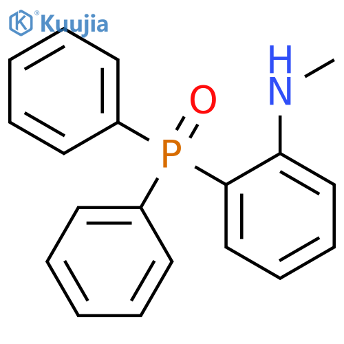 Benzenamine, 2-(diphenylphosphinyl)-N-methyl- structure
