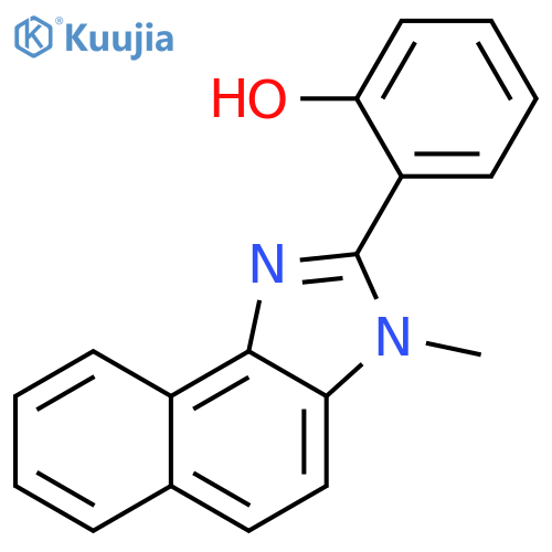 Phenol, 2-(3-methyl-3H-naphth[1,2-d]imidazol-2-yl)- structure