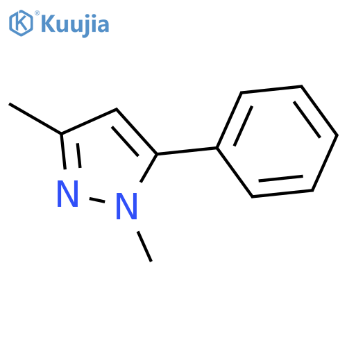 1,3-dimethyl-5-phenyl-1H-pyrazole structure