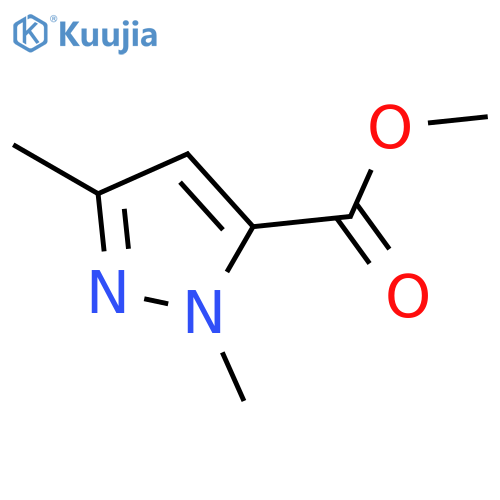 Methyl 1,3-dimethyl-1H-pyrazole-5-carboxylate structure