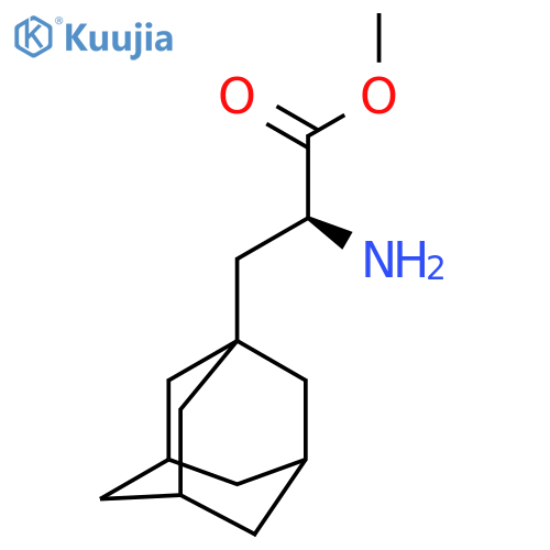 methyl (2S)-3-(adamantan-1-yl)-2-aminopropanoate structure