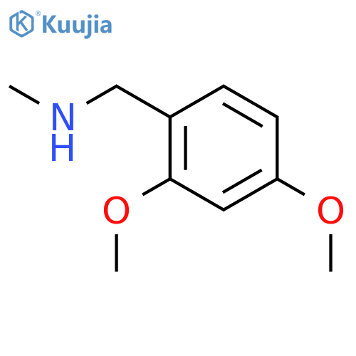 [(2,4-dimethoxyphenyl)methyl](methyl)amine structure