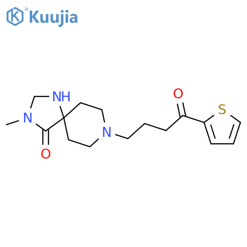 1,3,8-Triazaspiro[4.5]decan-4-one,3-methyl-8-[4-oxo-4-(2-thienyl)butyl]- structure