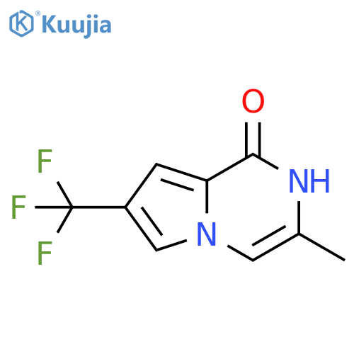 3-Methyl-7-(trifluoromethyl)pyrrolo1,2,apyrazin-1-one structure