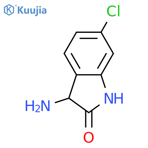 3-AMINO-6-CHLORO-1,3-DIHYDRO-2H-INDOL-2-ONE structure