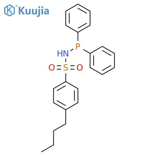 Diphenyl(4-butylphenylsulfonylamino)phosphine structure