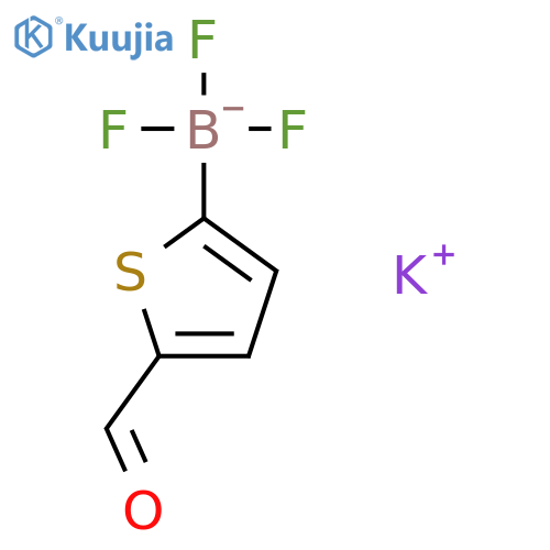 Potassium 5-Formyl-2-thiophenetrifluoroborate structure