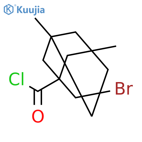 Tricyclo[3.3.1.13,7]decane-1-carbonyl chloride, 3-bromo-5,7-dimethyl- structure
