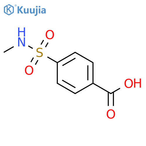 4-(Methylamino)sulfonylbenzoic acid structure