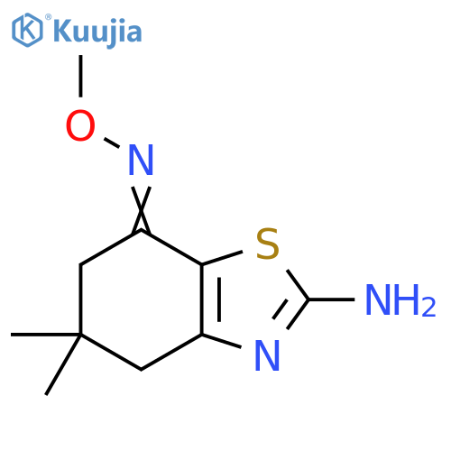 7-Methoxyimino-5,5-dimethyl-4,6-dihydro-1,3-benzothiazol-2-amine structure