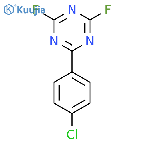 1,3,5-Triazine, 2-(4-chlorophenyl)-4,6-difluoro- structure