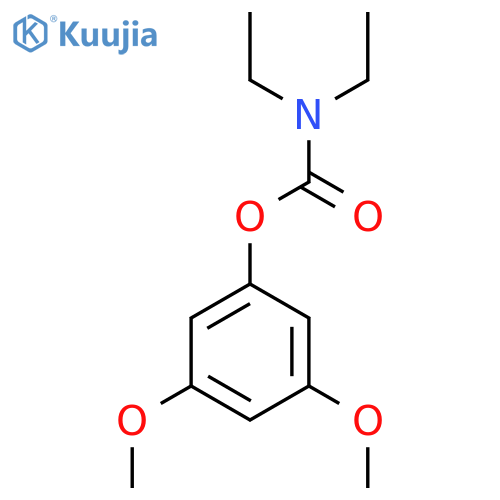 3,5-Dimethoxyphenyl diethylcarbamate structure