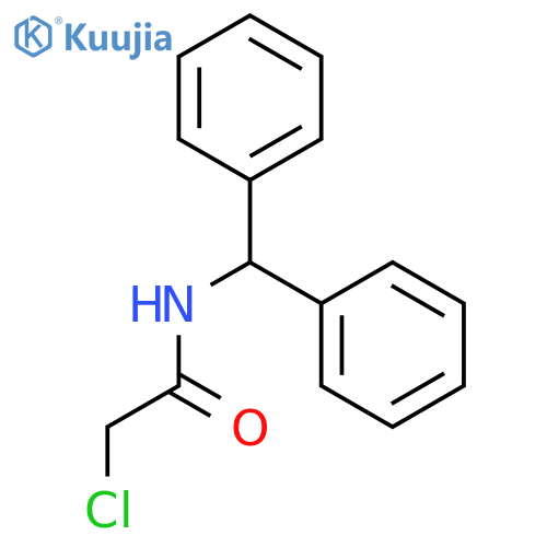 2-Chloro-N-(diphenylmethyl)acetamide structure