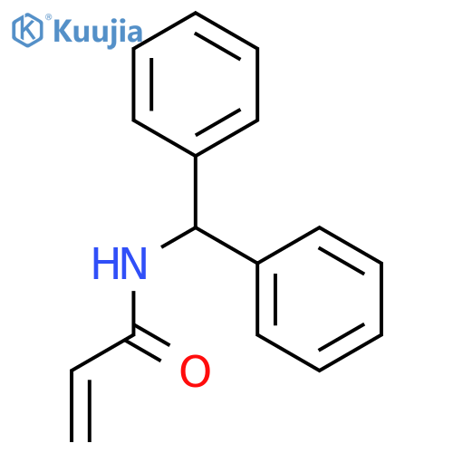 2-Propenamide,N-(diphenylmethyl)- structure