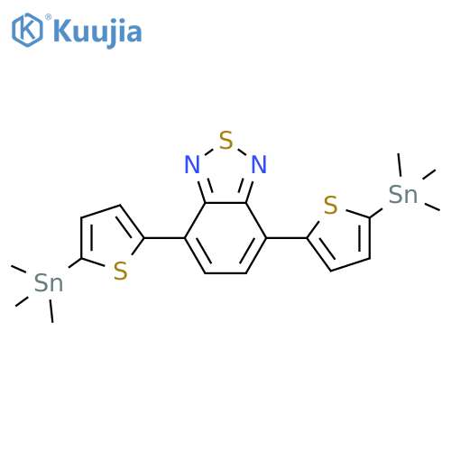 4,7-Bis(5-trimethylstannyl-2-thienyl)-2,1,3-benzothiadiazole structure