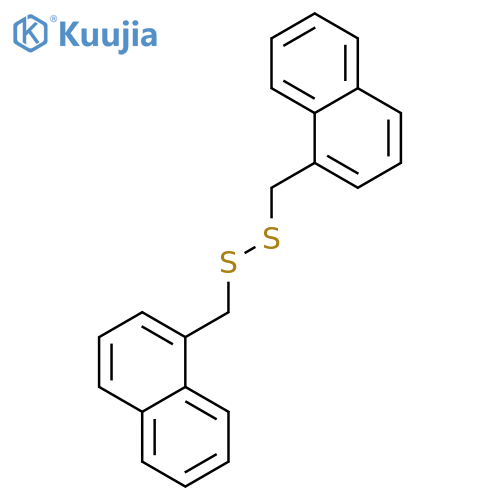 Disulfide, bis(1-naphthalenylmethyl) structure