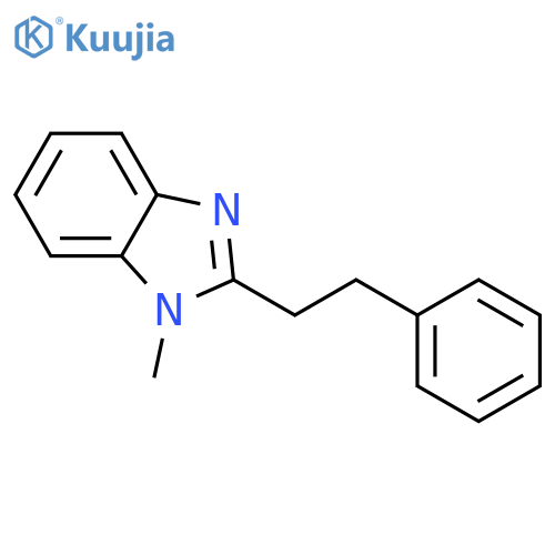1H-BENZIMIDAZOLE, 1-METHYL-2-(2-PHENYLETHYL)- structure