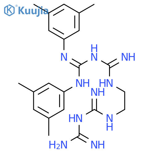 2,4,7,9-Tetraazadecanediimidamide, N,N''-bis(3,5-dimethylphenyl)-3,8-diimino- structure
