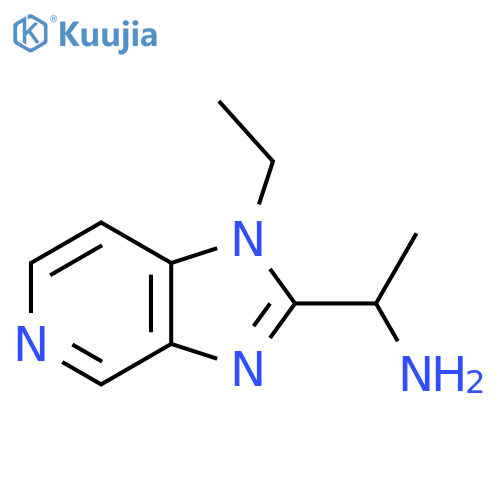 1-(1-Ethyl-1H-imidazo[4,5-c]pyridin-2-yl)ethanamine structure