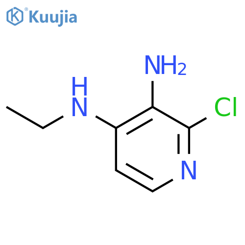 2-chloro-N4-ethylpyridine-3,4-diamine structure