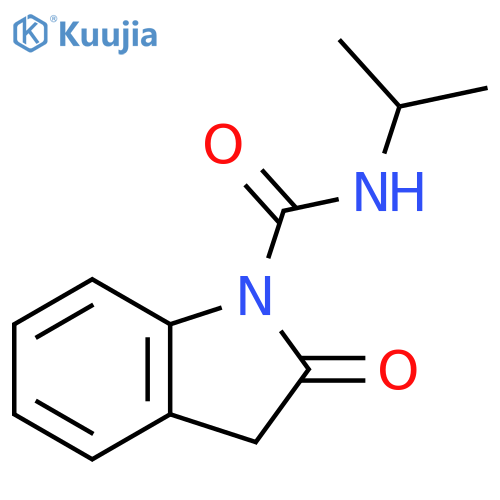 1H-Indole-1-carboxamide, 2,3-dihydro-N-(1-methylethyl)-2-oxo- structure